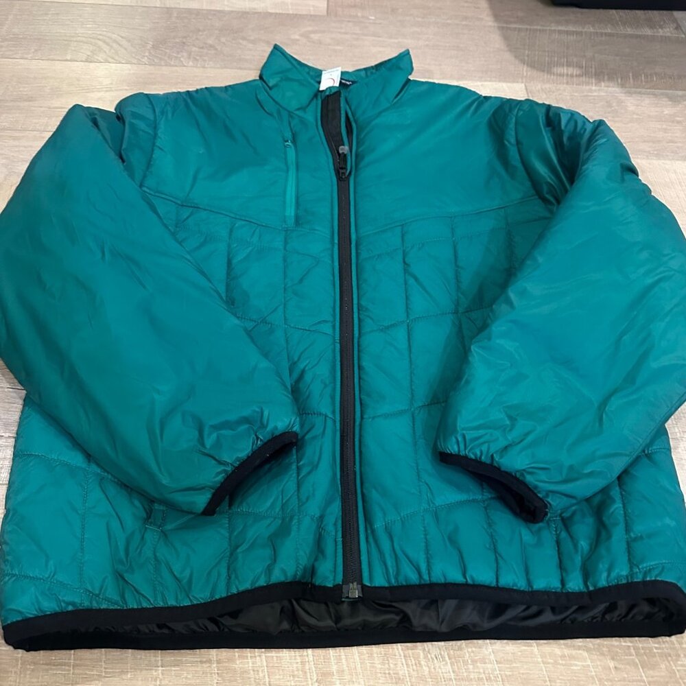 DEVON & JONES MENS GREEN LIGHTWEIGHT PUFFER JACKET NEW LARGE